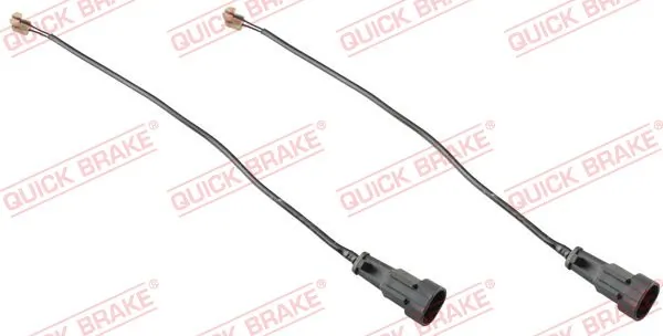 Warning Contact, brake pad wear
